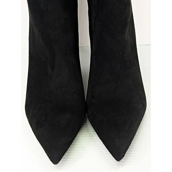 Jeffrey Campbell Women's Katerina Wedge Heel Boots Black Suede Size 10 MSRP $275 - Picture 4 of 11